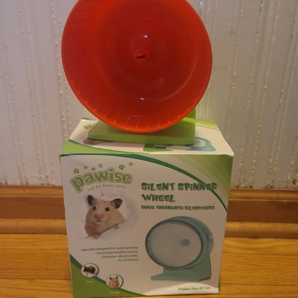 PAWISE Silent Spinner Wheel New in Box Hamster/Gerbil Toy